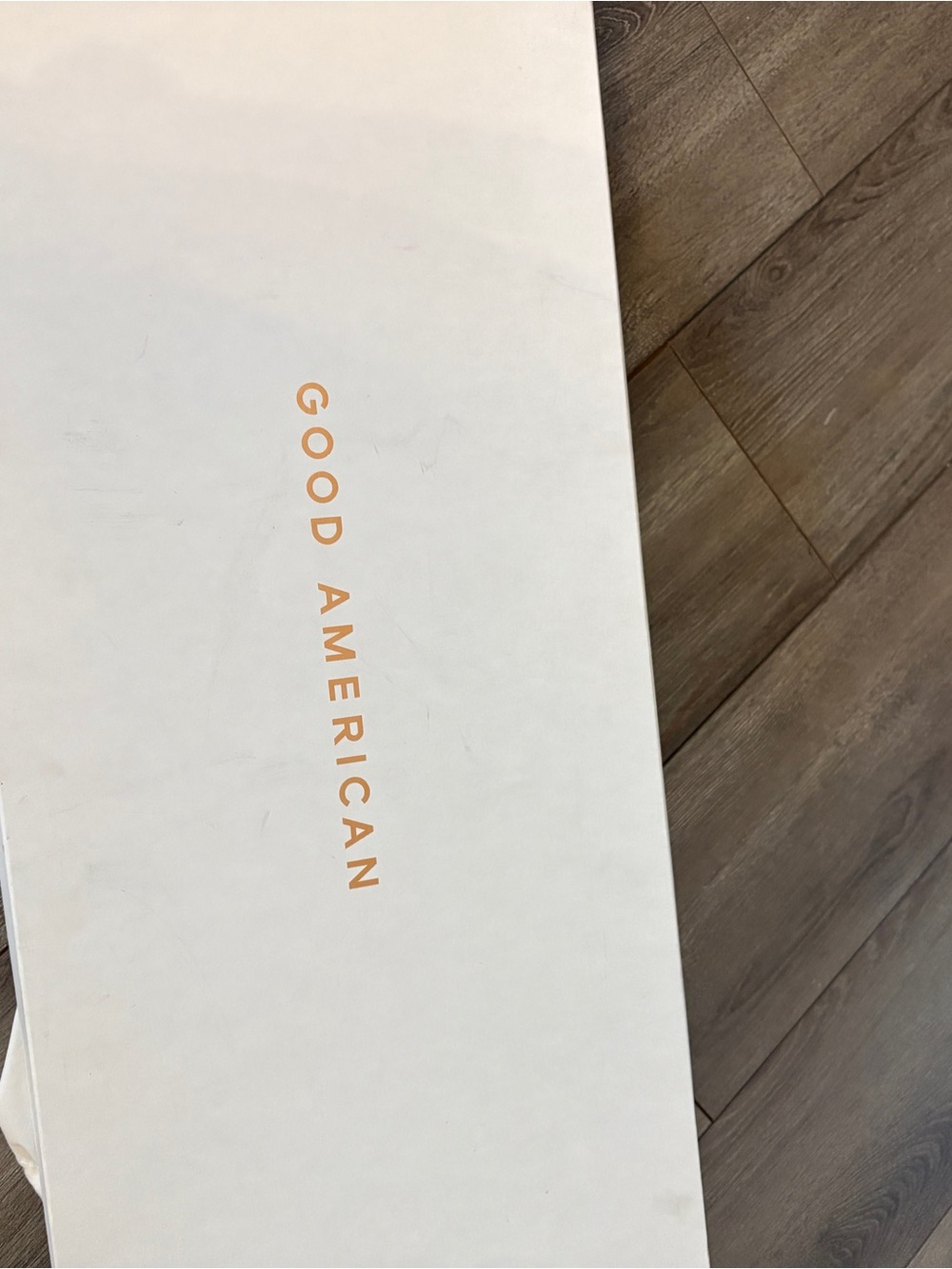 Good American Cream Box with Gold Logo - Home Accents